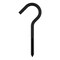 National Hardware National Hardware Medium Storm Shine Black Steel 4-1/4 in. L Screw Hook 60 lb 1 pk N820-102 - alternate 2